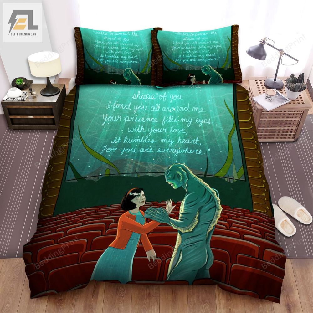 The Shape Of Water 2017 Movie Art 10 Bed Sheets Duvet Cover Bedding Sets 
