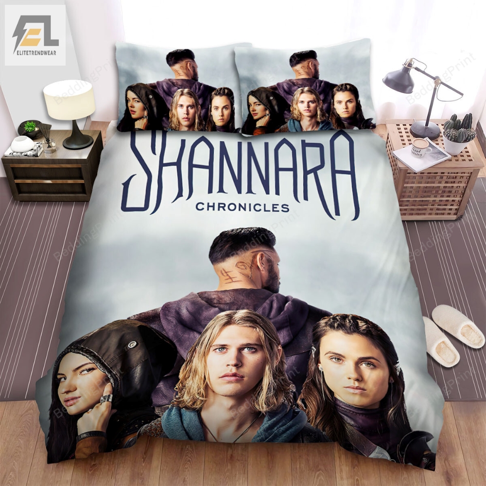 The Shannara Chronicles 2016Â2017 One Man Three Woman Movie Poster Bed Sheets Duvet Cover Bedding Sets 