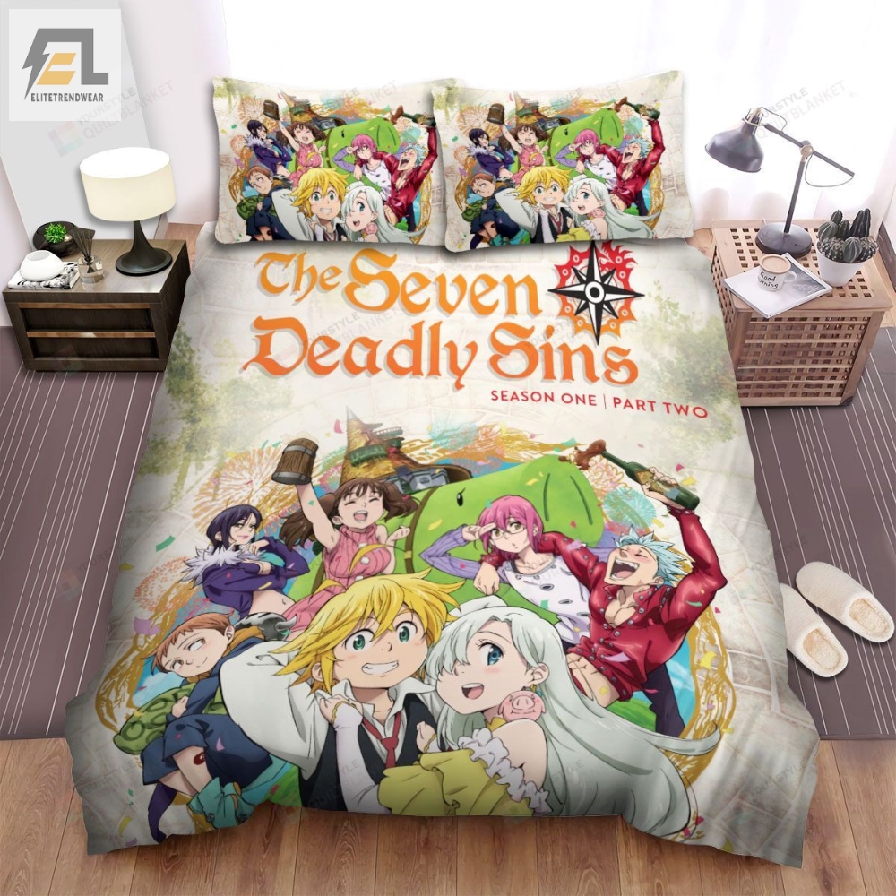 The Seven Deadly Sins Season 1 Characters Bed Sheets Spread Comforter Duvet Cover Bedding Sets 