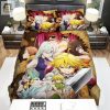 The Seven Deadly Sins Anime Characters Bed Sheets Duvet Cover Bedding Sets elitetrendwear 1