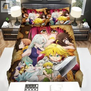 The Seven Deadly Sins Anime Characters Bed Sheets Duvet Cover Bedding Sets elitetrendwear 1 1