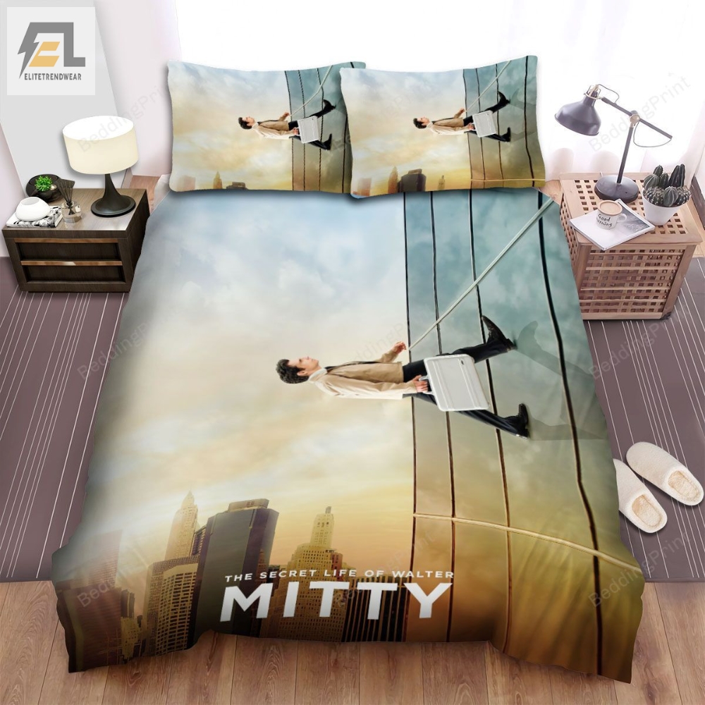 The Secret Life Of Walter Mitty 2013 Movie Poster 5 Bed Sheets Duvet Cover Bedding Sets 