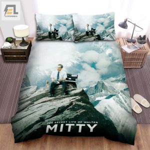 The Secret Life Of Walter Mitty 2013 Movie Poster 3 Bed Sheets Duvet Cover Bedding Sets elitetrendwear 1 1