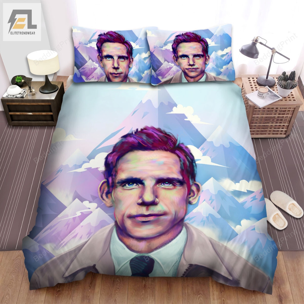 The Secret Life Of Walter Mitty 2013 Movie Illustration 5 Bed Sheets Duvet Cover Bedding Sets 