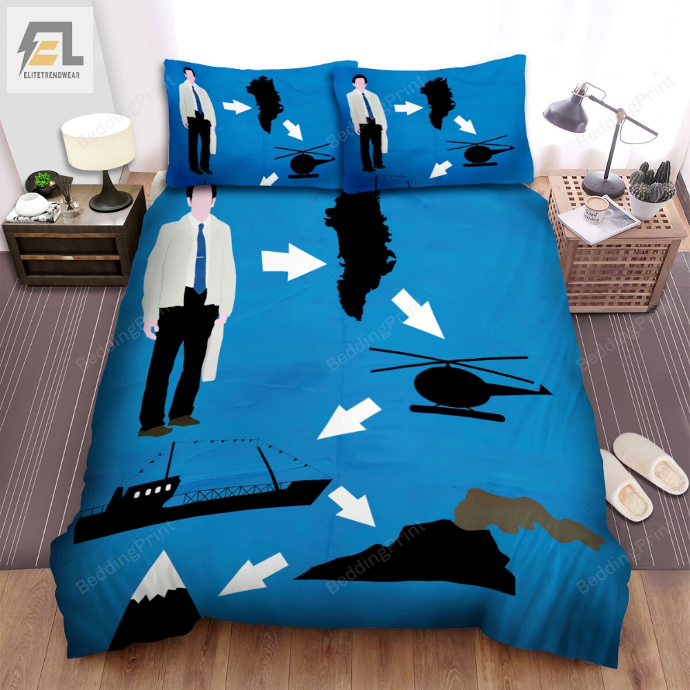 The Secret Life Of Walter Mitty 2013 Movie Illustration 2 Bed Sheets Duvet Cover Bedding Sets 