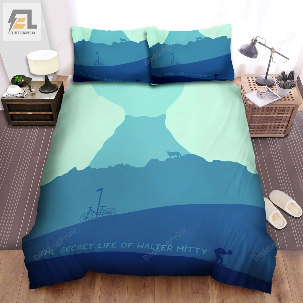 The Secret Life Of Walter Mitty 2013 Movie Digital Art Bed Sheets Duvet Cover Bedding Sets 