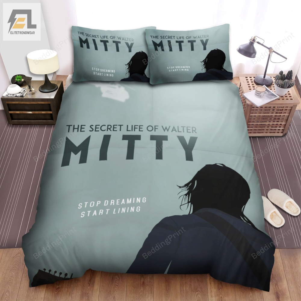 The Secret Life Of Walter Mitty 2013 Movie Digital Art 3 Bed Sheets Duvet Cover Bedding Sets 