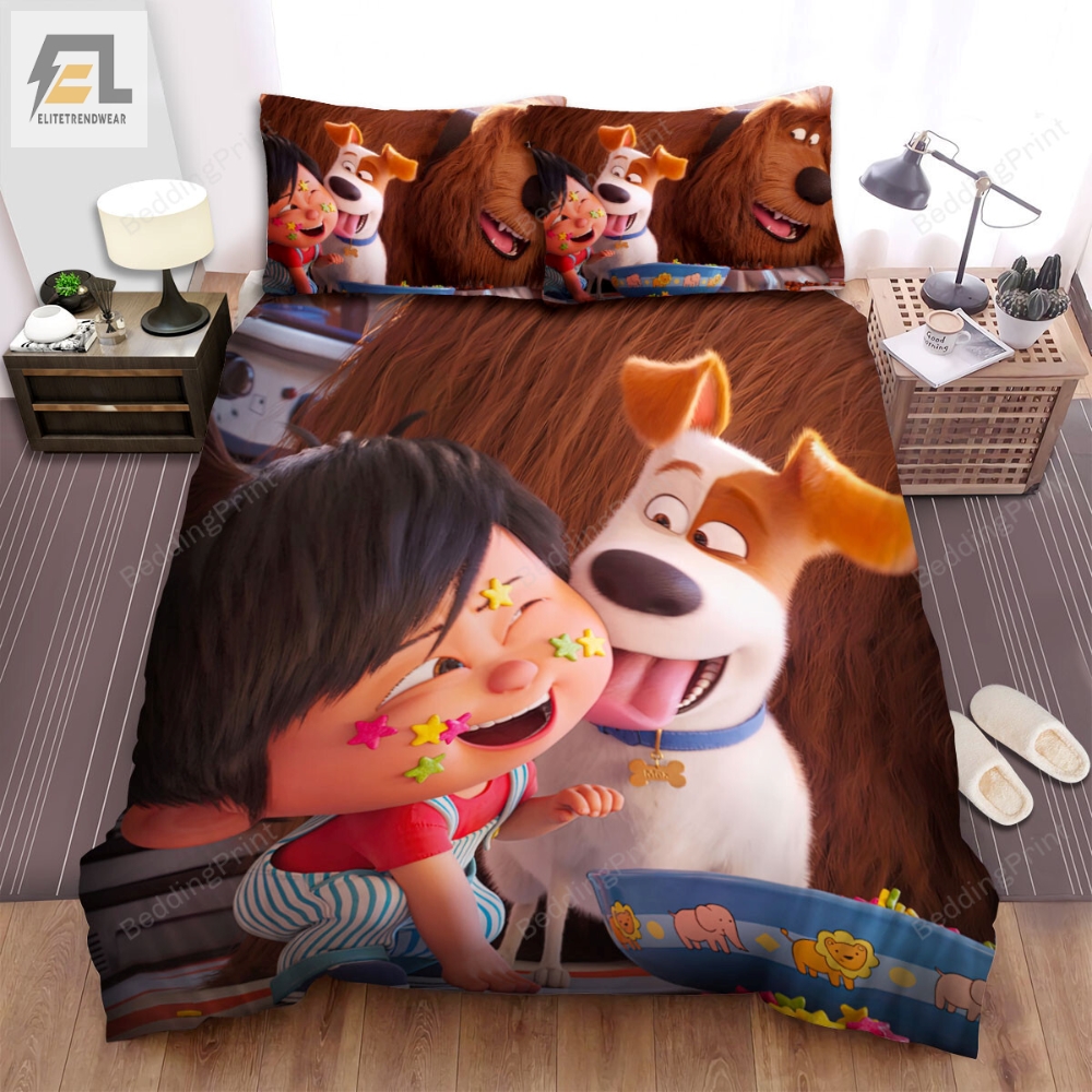The Secret Life Of Pets 2 2019 Movie Scene Bed Sheets Duvet Cover Bedding Sets 