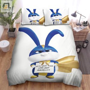The Secret Life Of Pets 2 2019 Snowball Poster Bed Sheets Duvet Cover Bedding Sets elitetrendwear 1 1