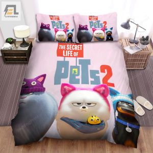 The Secret Life Of Pets 2 2019 Movie Poster Fanart 2 Bed Sheets Duvet Cover Bedding Sets elitetrendwear 1 1