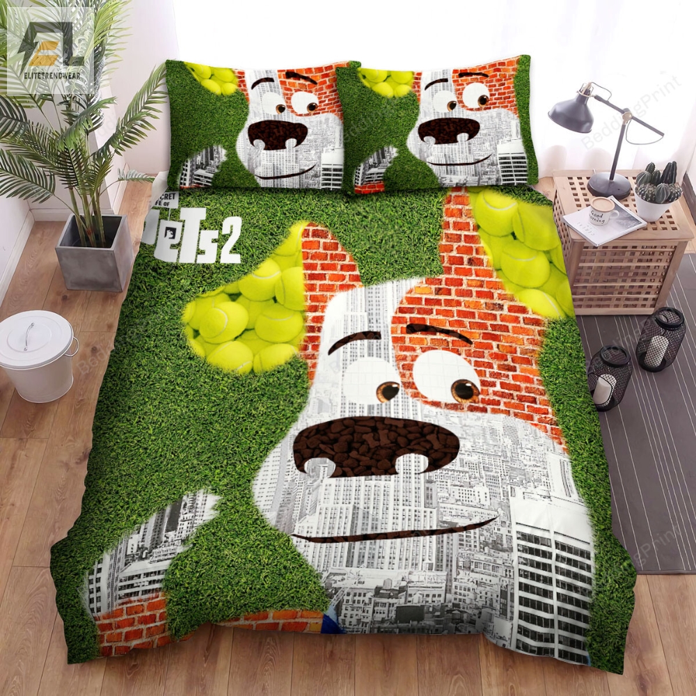 The Secret Life Of Pets 2 2019 Movie Illustration 4 Bed Sheets Duvet Cover Bedding Sets 