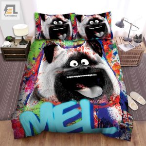 The Secret Life Of Pets 2 2019 Mel Poster Artwork Bed Sheets Duvet Cover Bedding Sets elitetrendwear 1 1