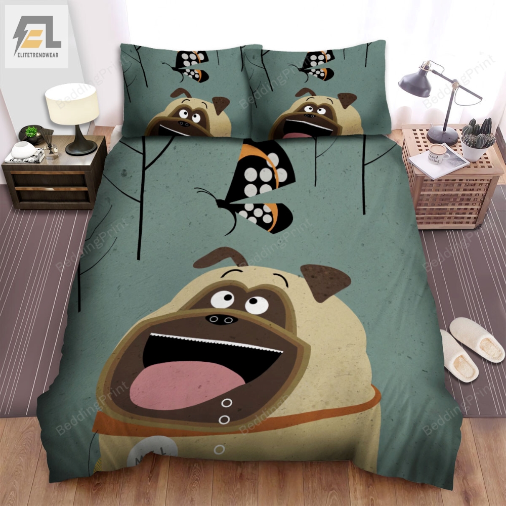 The Secret Life Of Pets 2 2019 Mel Illustration Poster Bed Sheets Duvet Cover Bedding Sets 
