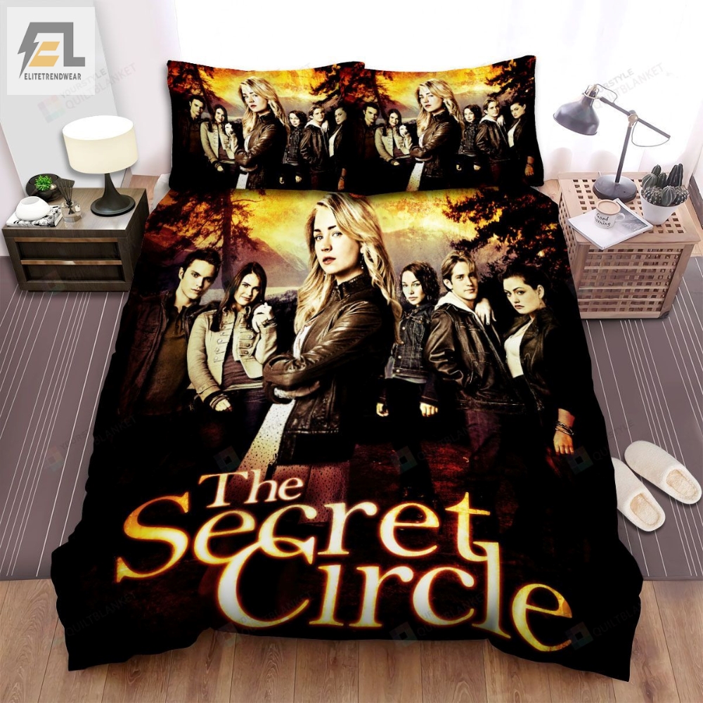 The Secret Circle 20112012 Movie Poster Theme Bed Sheets Spread Comforter Duvet Cover Bedding Sets 