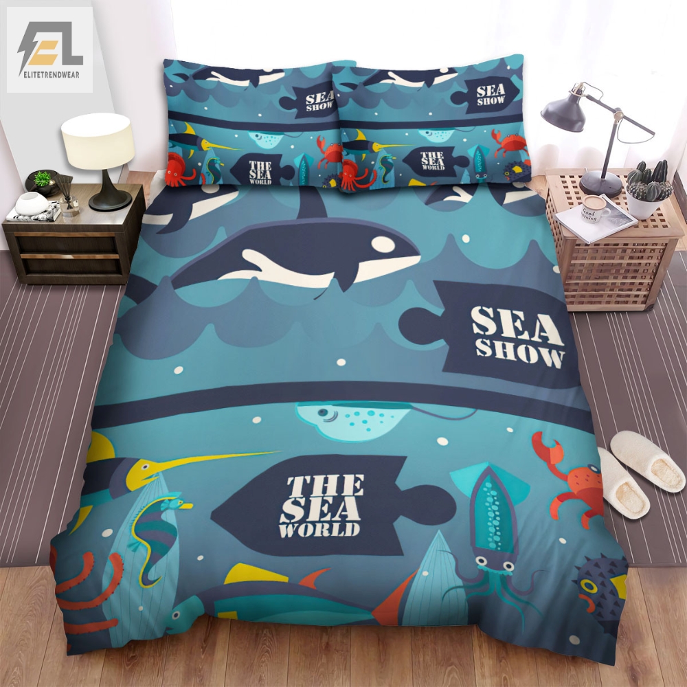The Sea Animal Â The Orca Show Bed Sheets Spread Duvet Cover Bedding Sets 