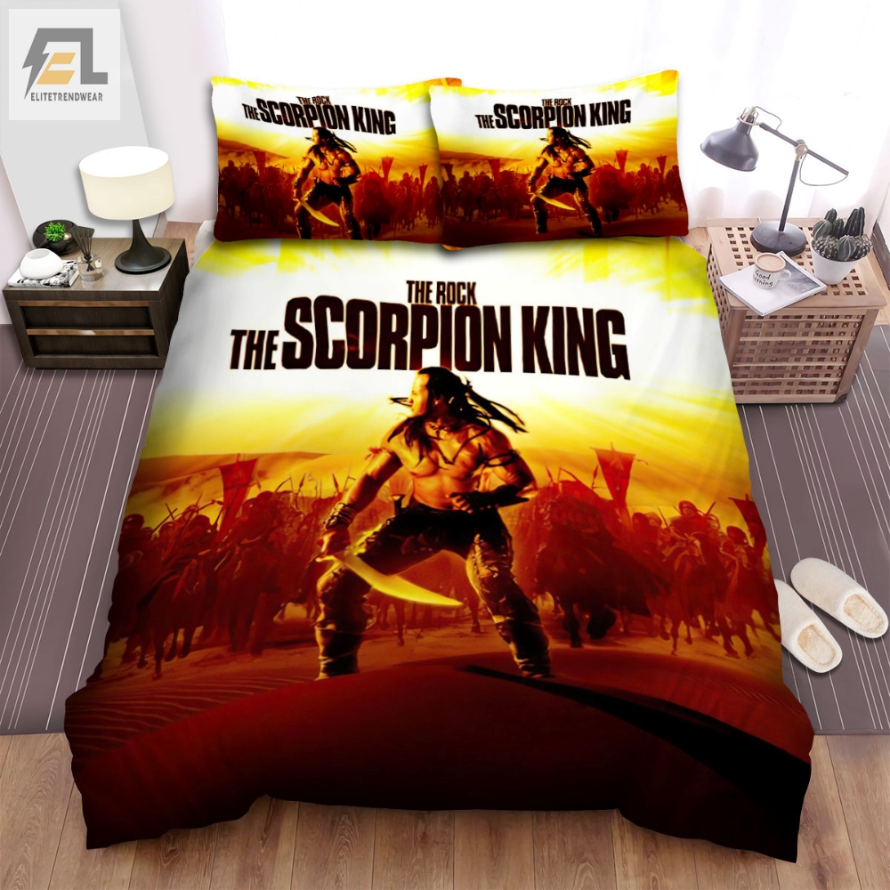 The Scorpion King 2002 Action Adventure Fantasy Movie Bed Sheets Spread Comforter Duvet Cover Bedding Sets 