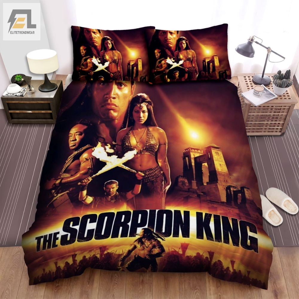 The Scorpion King 2002 Movie Poster Bed Sheets Spread Comforter Duvet Cover Bedding Sets 