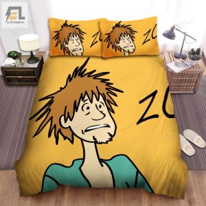 The Scoobydoo Show Shaggy Zoinks Bed Sheets Spread Duvet Cover Bedding Sets elitetrendwear 1 1