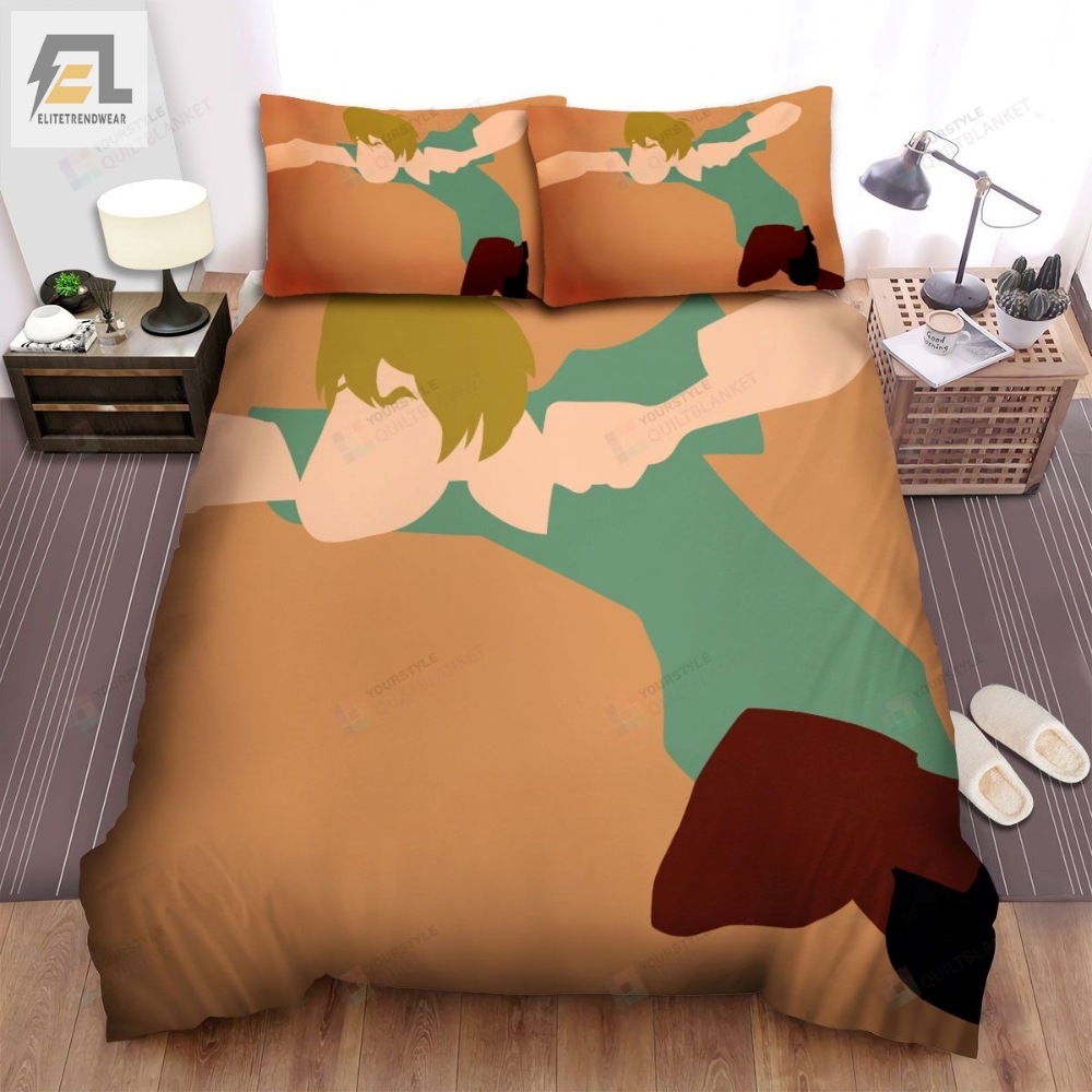 The Scoobydoo Show Shaggy Minimal Illustration Bed Sheets Spread Duvet Cover Bedding Sets 