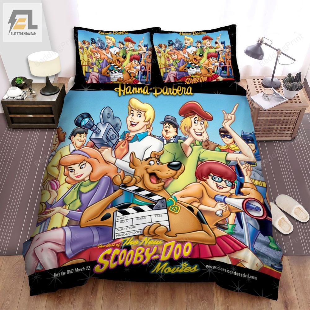 The Scoobydoo Show Action Time Bed Sheets Spread Duvet Cover Bedding Sets 