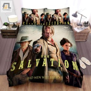 The Salvation Movie Poster I Photo Bed Sheets Spread Comforter Duvet Cover Bedding Sets elitetrendwear 1 1