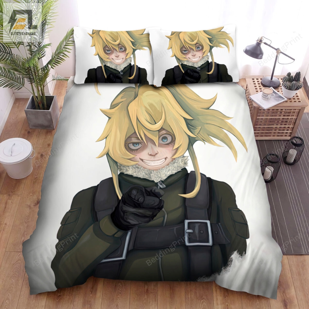 The Saga Of Tanya The Evil Tanya Recruitment Poster Bed Sheets Spread Duvet Cover Bedding Sets 