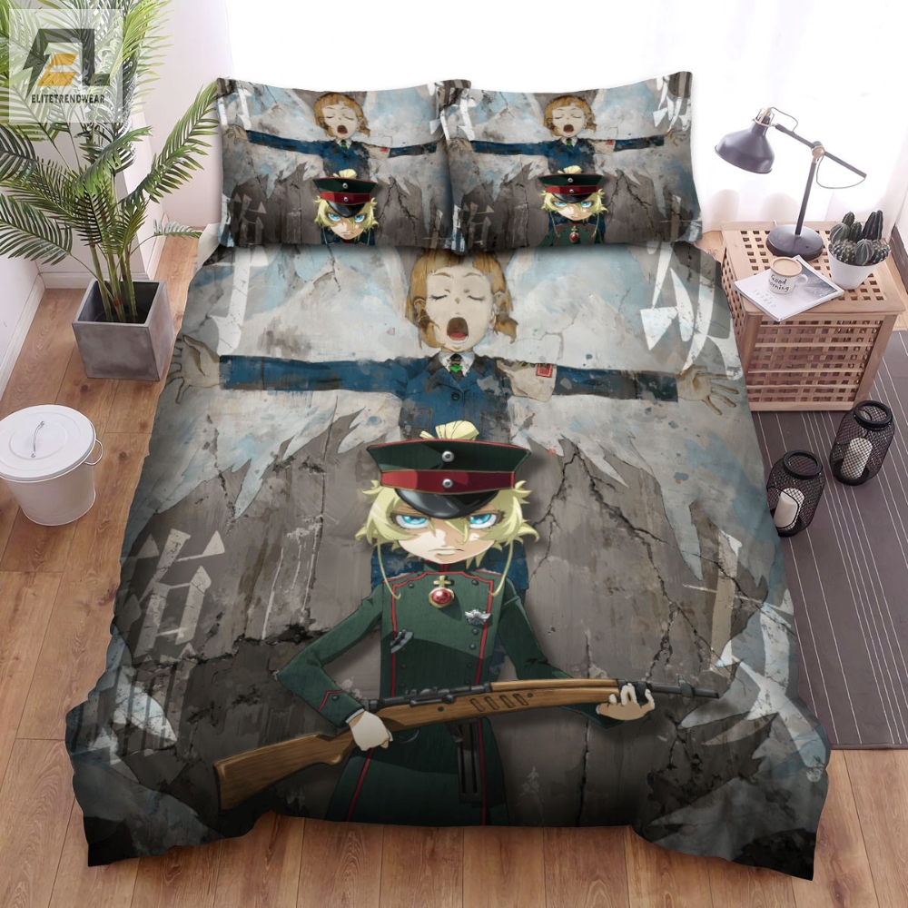The Saga Of Tanya The Evil Anime Poster Bed Sheets Spread Duvet Cover Bedding Sets 