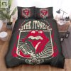 The Rolling Stones The Stones Tongue And Mic Bed Sheets Duvet Cover Bedding Sets elitetrendwear 1