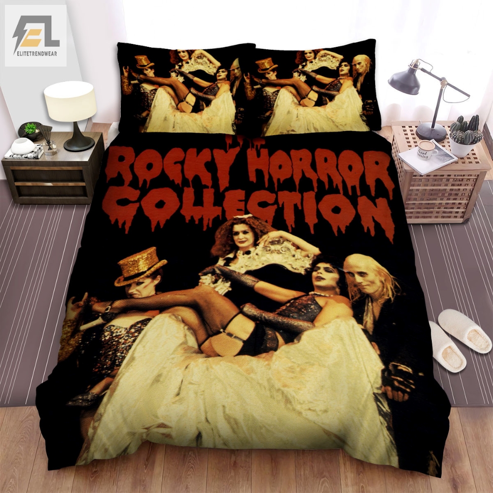 The Rocky Horror Picture Show 1975 The Collection Movie Poster Bed Sheets Spread Comforter Duvet Cover Bedding Sets 