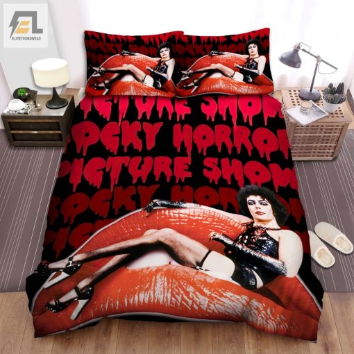 The Rocky Horror Picture Show 1975 Poster Movie Poster Bed Sheets Spread Comforter Duvet Cover Bedding Sets Ver 4 elitetrendwear 1