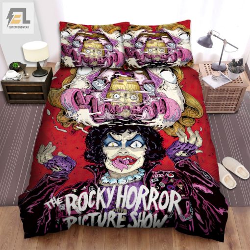 The Rocky Horror Picture Show 1975 Poster Movie Poster Bed Sheets Spread Comforter Duvet Cover Bedding Sets Ver 3 elitetrendwear 1 1