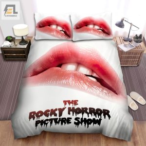 The Rocky Horror Picture Show 1975 Lips Movie Poster Bed Sheets Spread Comforter Duvet Cover Bedding Sets elitetrendwear 1 1