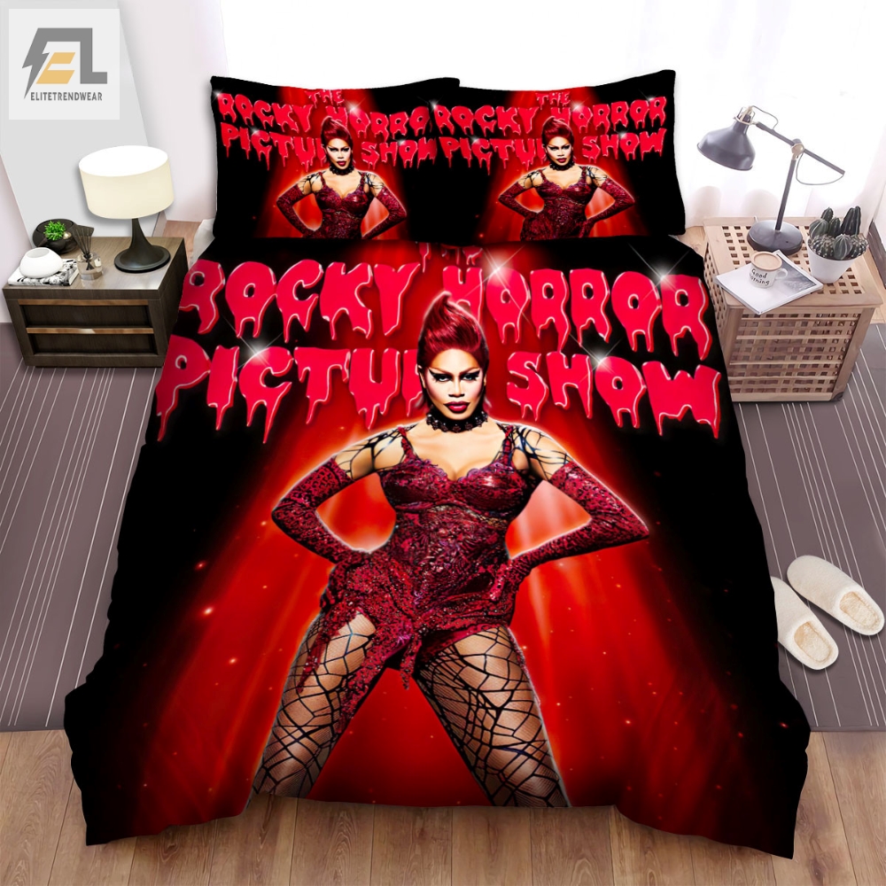 The Rocky Horror Picture Show 1975 Letâs Do The Time Warp Again Movie Poster Bed Sheets Spread Comforter Duvet Cover Bedding Sets 