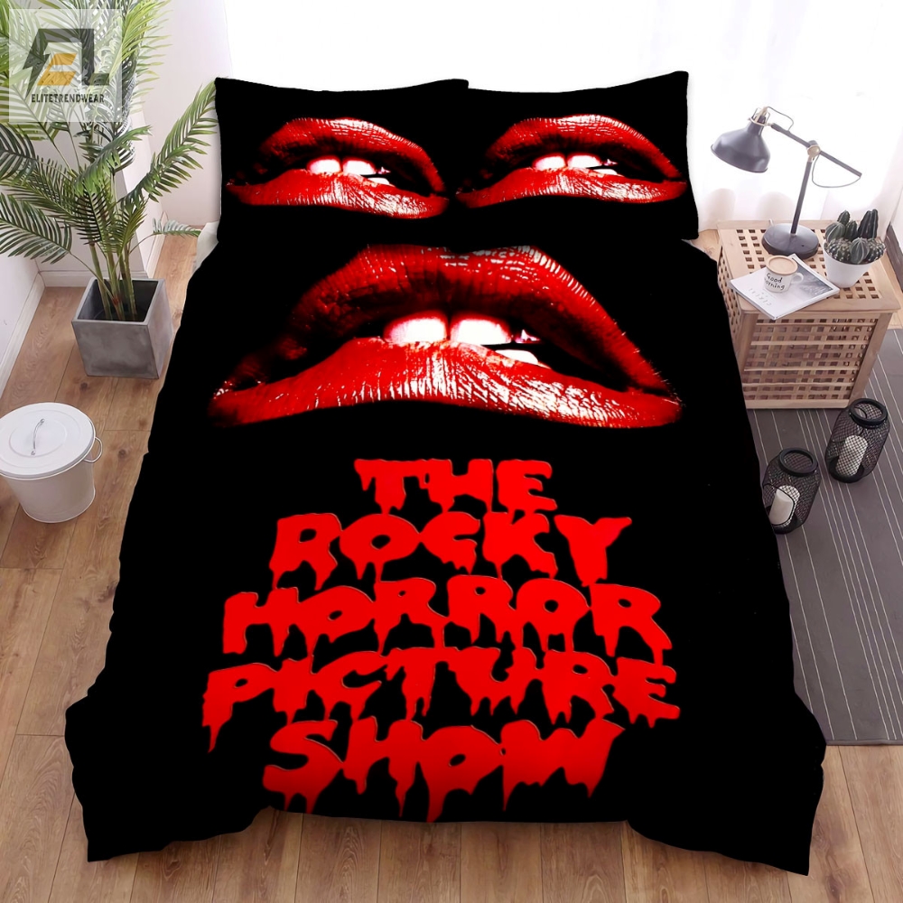 The Rocky Horror Picture Show 1975 Halloween Night Movie Poster Bed Sheets Spread Comforter Duvet Cover Bedding Sets 