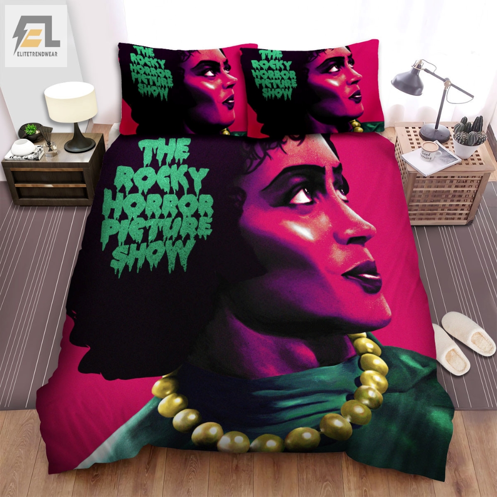 The Rocky Horror Picture Show 1975 Green Cloth Movie Poster Bed Sheets Spread Comforter Duvet Cover Bedding Sets 