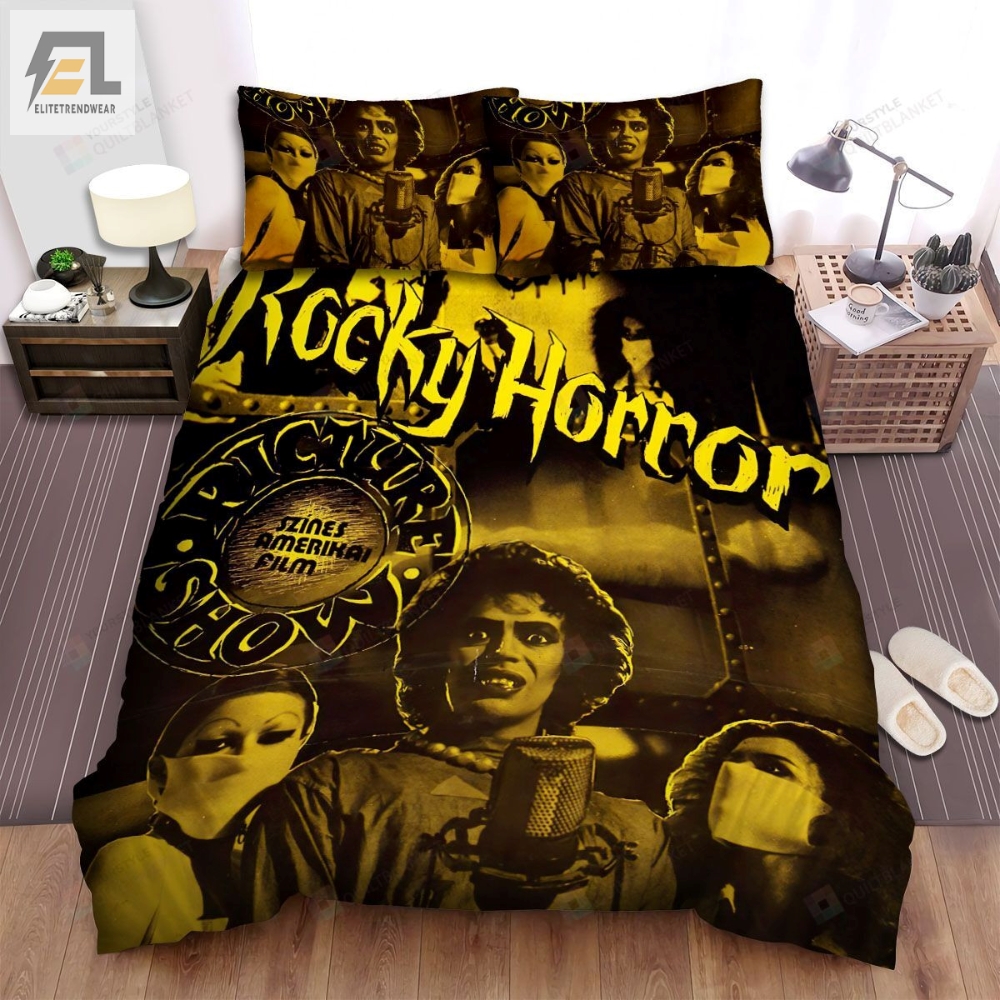 The Rocky Horror Picture Show 1975 Color American Film Movie Poster Bed Sheets Spread Comforter Duvet Cover Bedding Sets 