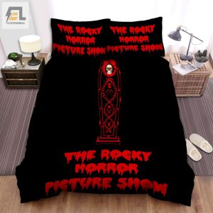 The Rocky Horror Picture Show 1975 Coffin Movie Poster Bed Sheets Spread Comforter Duvet Cover Bedding Sets elitetrendwear 1 1