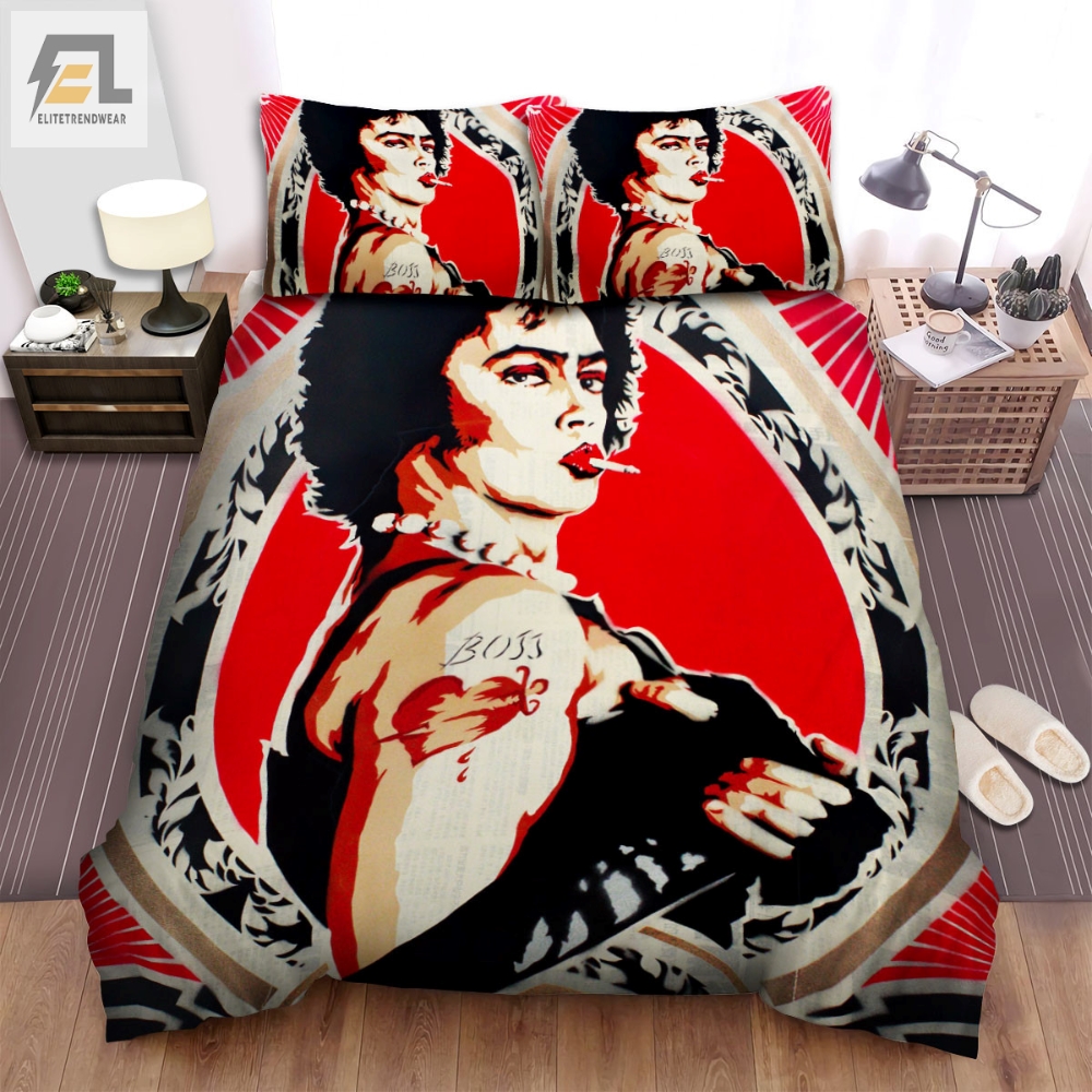 The Rocky Horror Picture Show 1975 Boss Movie Poster Bed Sheets Spread Comforter Duvet Cover Bedding Sets 