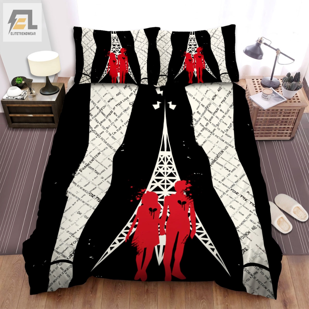 The Rocky Horror Picture Show 1975 Bleeding Heart Movie Poster Bed Sheets Spread Comforter Duvet Cover Bedding Sets 