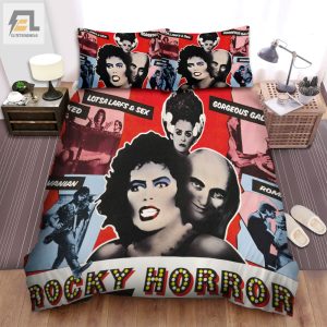 The Rocky Horror Picture Show 1975 A Musical Dreams Come True Movie Poster Bed Sheets Spread Comforter Duvet Cover Bedding Sets elitetrendwear 1 1