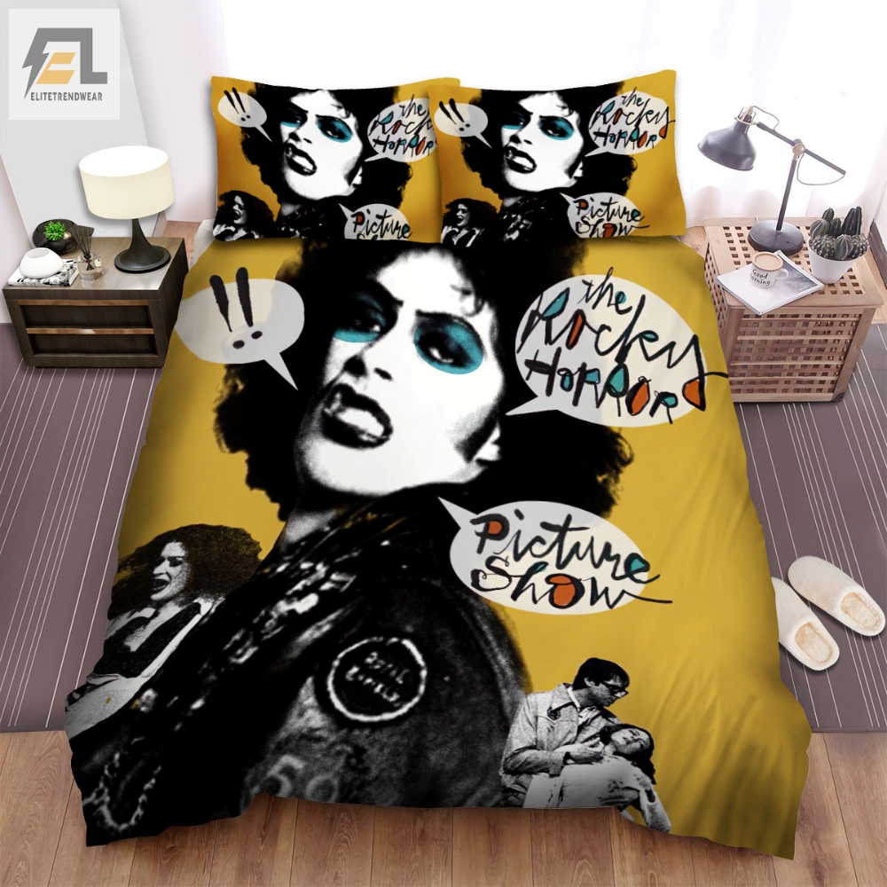 The Rocky Horror Picture Show 1975 A Michael White Lou Adler Production Movie Poster Bed Sheets Spread Comforter Duvet Cover Bedding Sets 