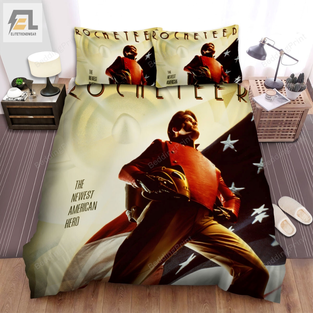 The Rocketeer 1991 Movie The Newest American Hero Bed Sheets Duvet Cover Bedding Sets 