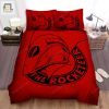 The Rocketeer 1991 Movie Red Logo Bed Sheets Duvet Cover Bedding Sets elitetrendwear 1