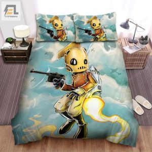 The Rocketeer 1991 Movie Fanart 2 Bed Sheets Duvet Cover Bedding Sets elitetrendwear 1 1