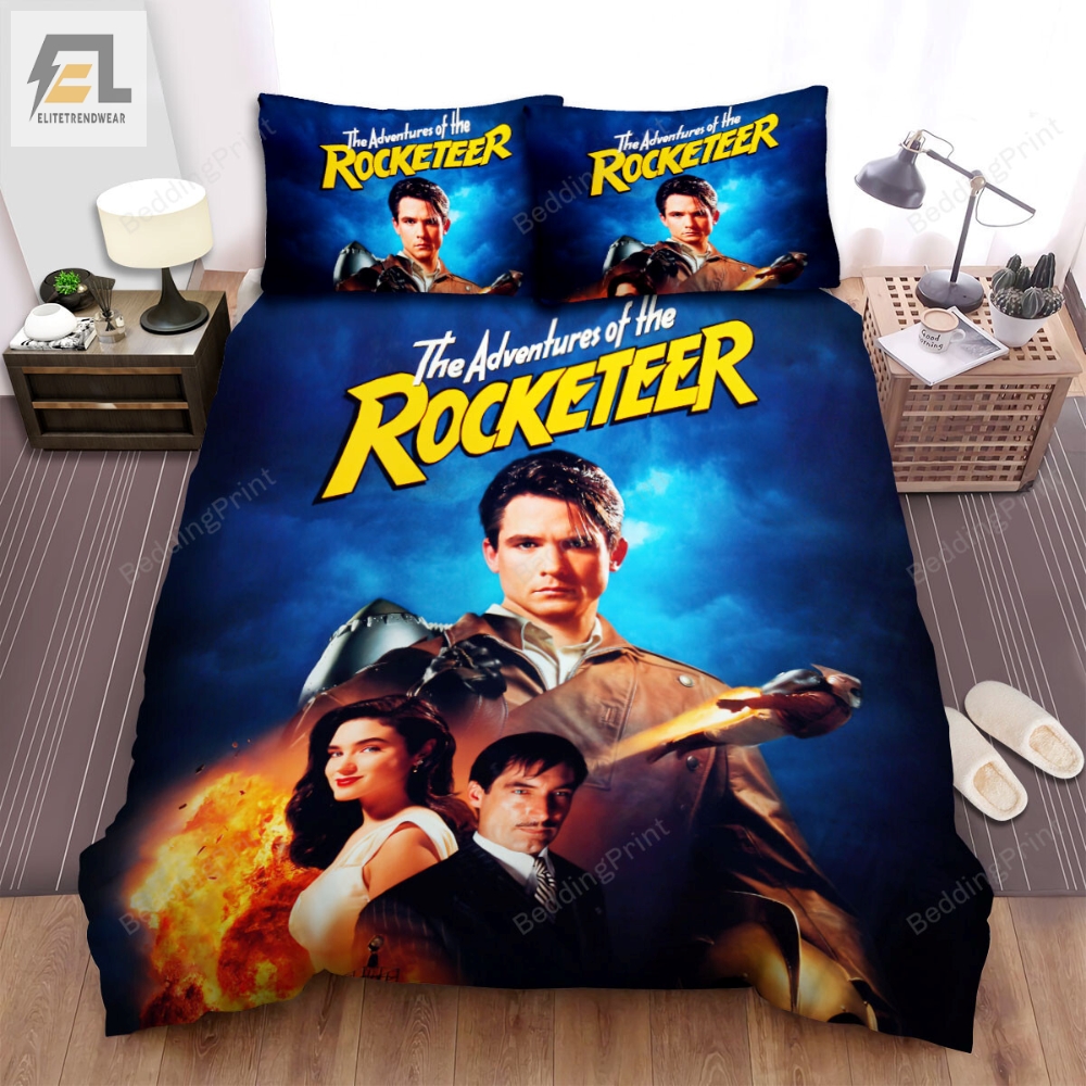 The Rocketeer 1991 Movie A Full Throttle Blast Of Thrills And Fun Bed Sheets Duvet Cover Bedding Sets 