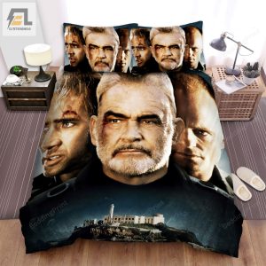 The Rock 1996 Poster Movie Poster Bed Sheets Duvet Cover Bedding Sets Ver 2 elitetrendwear 1 1