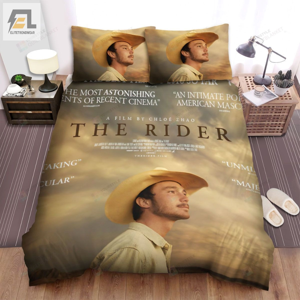 The Rider 2017 Poster Ver 3 Bed Sheets Spread Comforter Duvet Cover Bedding Sets 