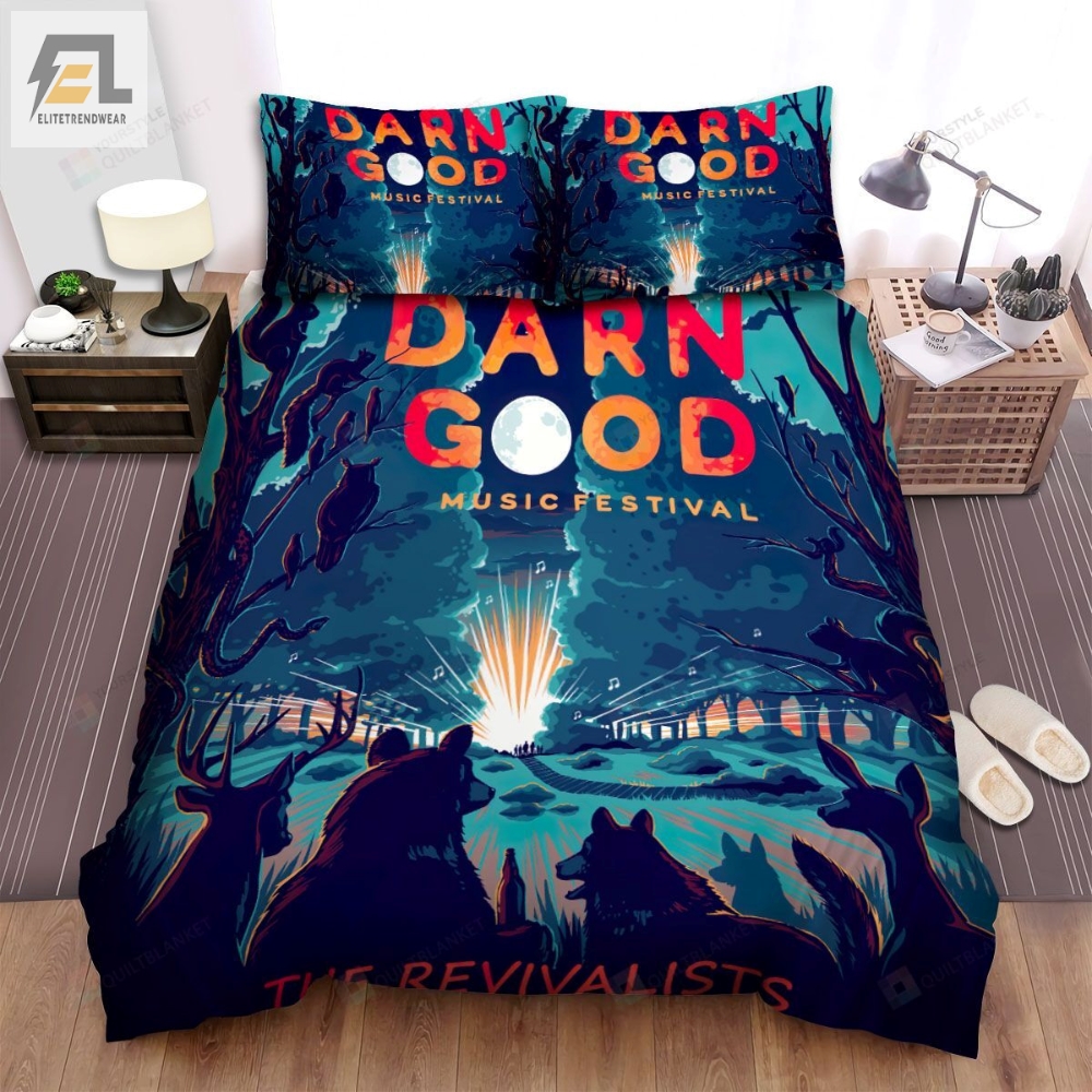 The Revivalists Band Darn Good Music Festival Bed Sheets Spread Comforter Duvet Cover Bedding Sets 