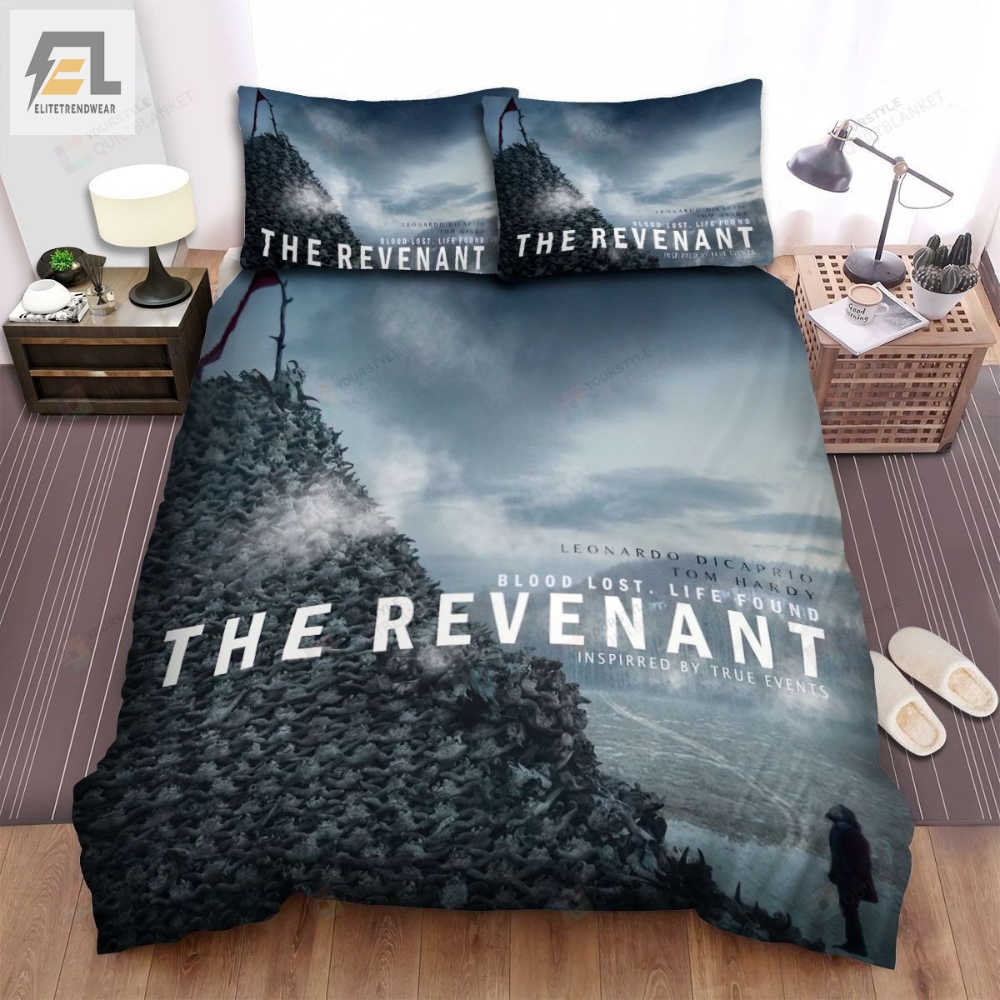 The Revenant 2015 Movie Poster Fanart Ver 2 Bed Sheets Spread Comforter Duvet Cover Bedding Sets 