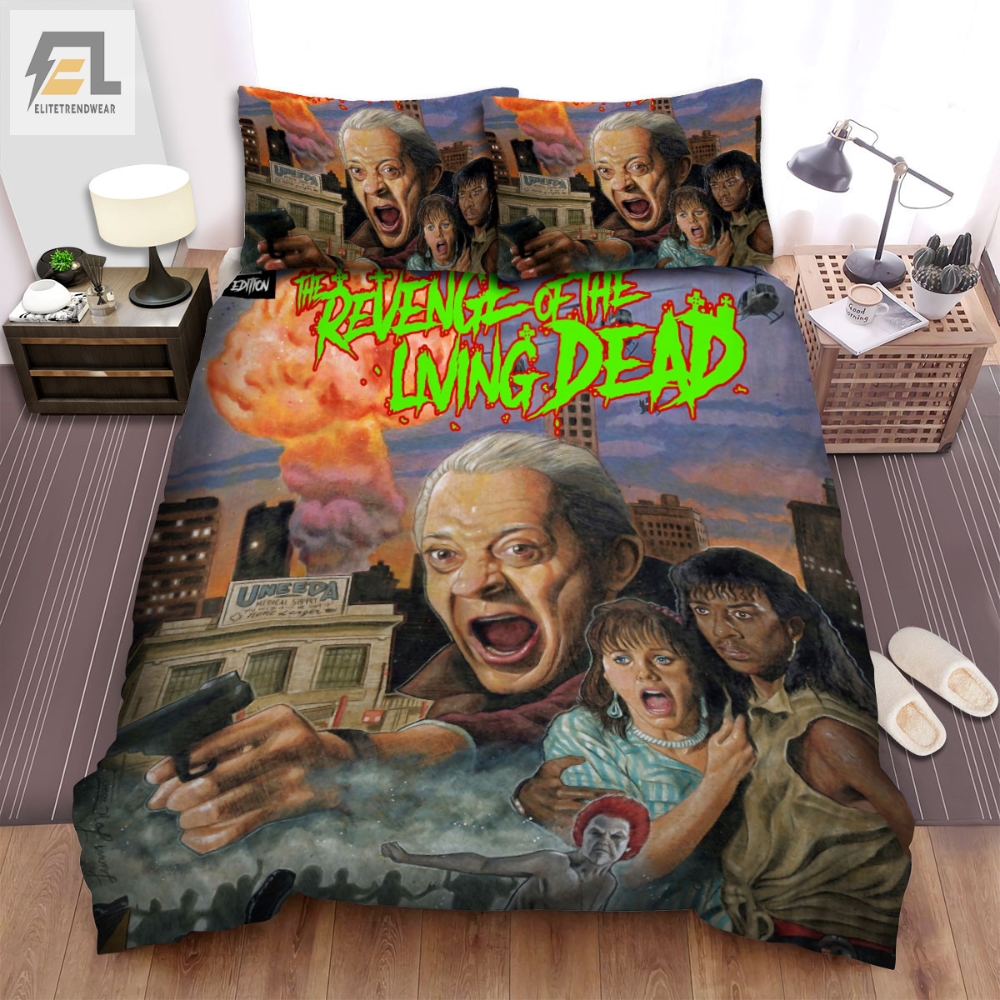 The Return Of The Living Dead Movie Poster Iv Photo Bed Sheets Spread Comforter Duvet Cover Bedding Sets 
